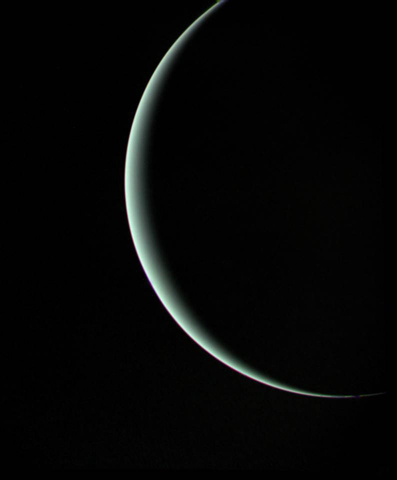 Fotografija Urana koju je 1986. uslikala letjelica Voyager