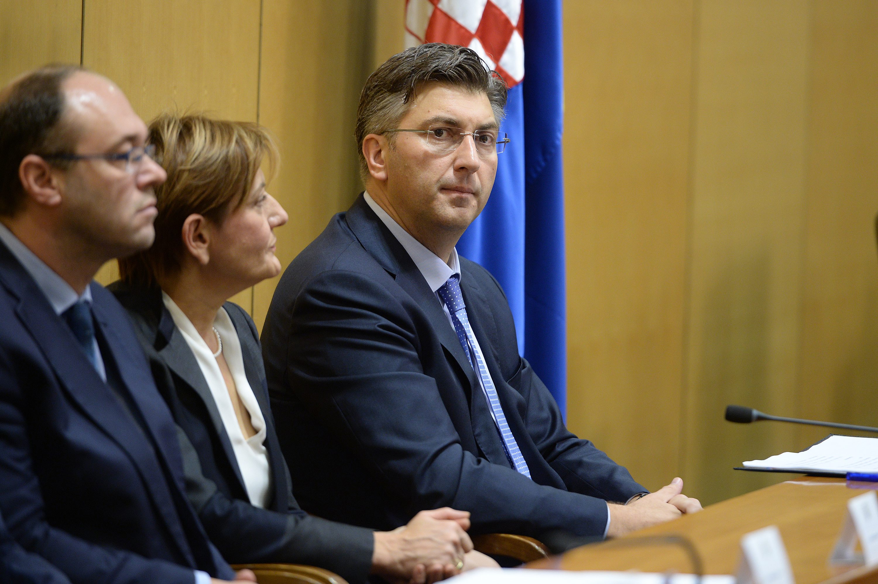 Martina Dalić i Andrej Plenković