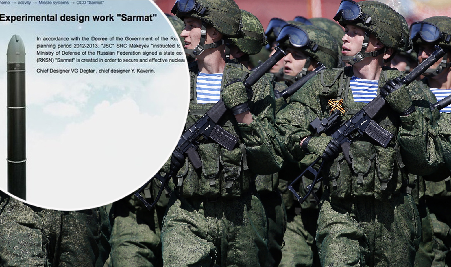 Rusija Sotonin sin R5-28 Sarmat