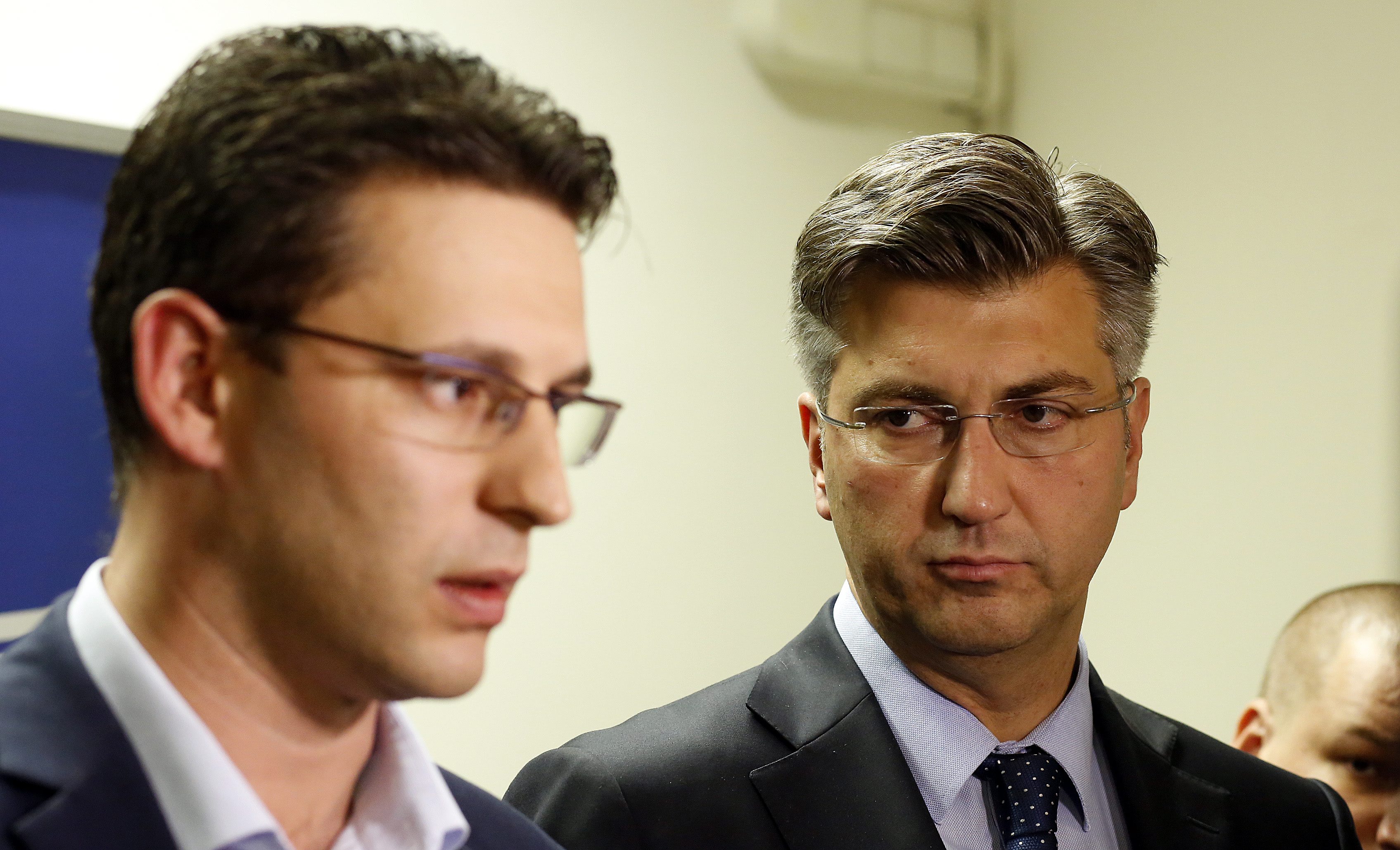 Božo Petrov i Andrej Plenković