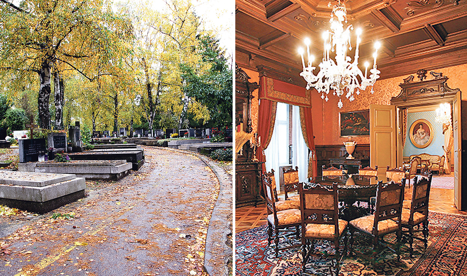 S lijeve strane Mirogoj, s desne Dverce