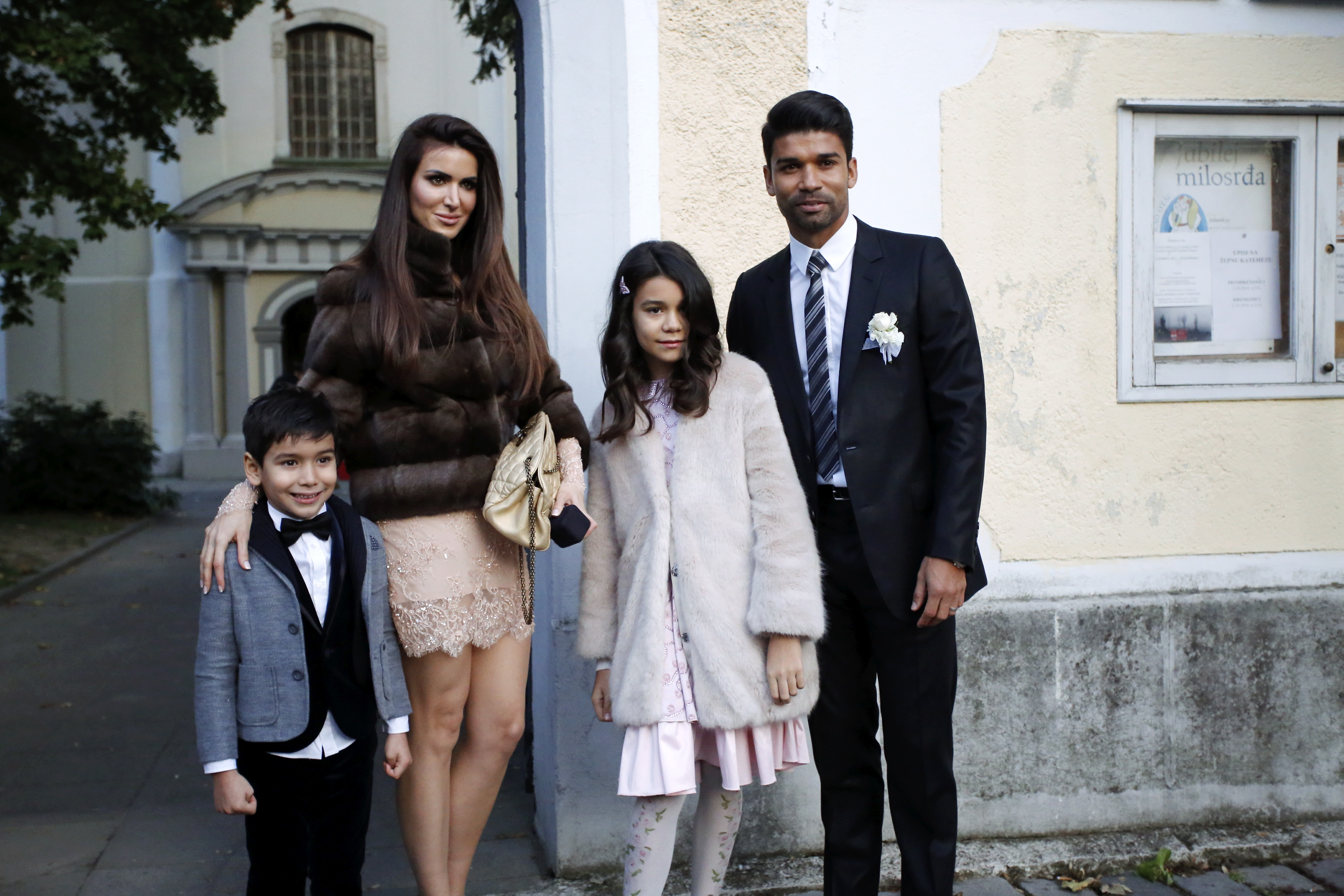 Eduardo Da Silva s obitelji