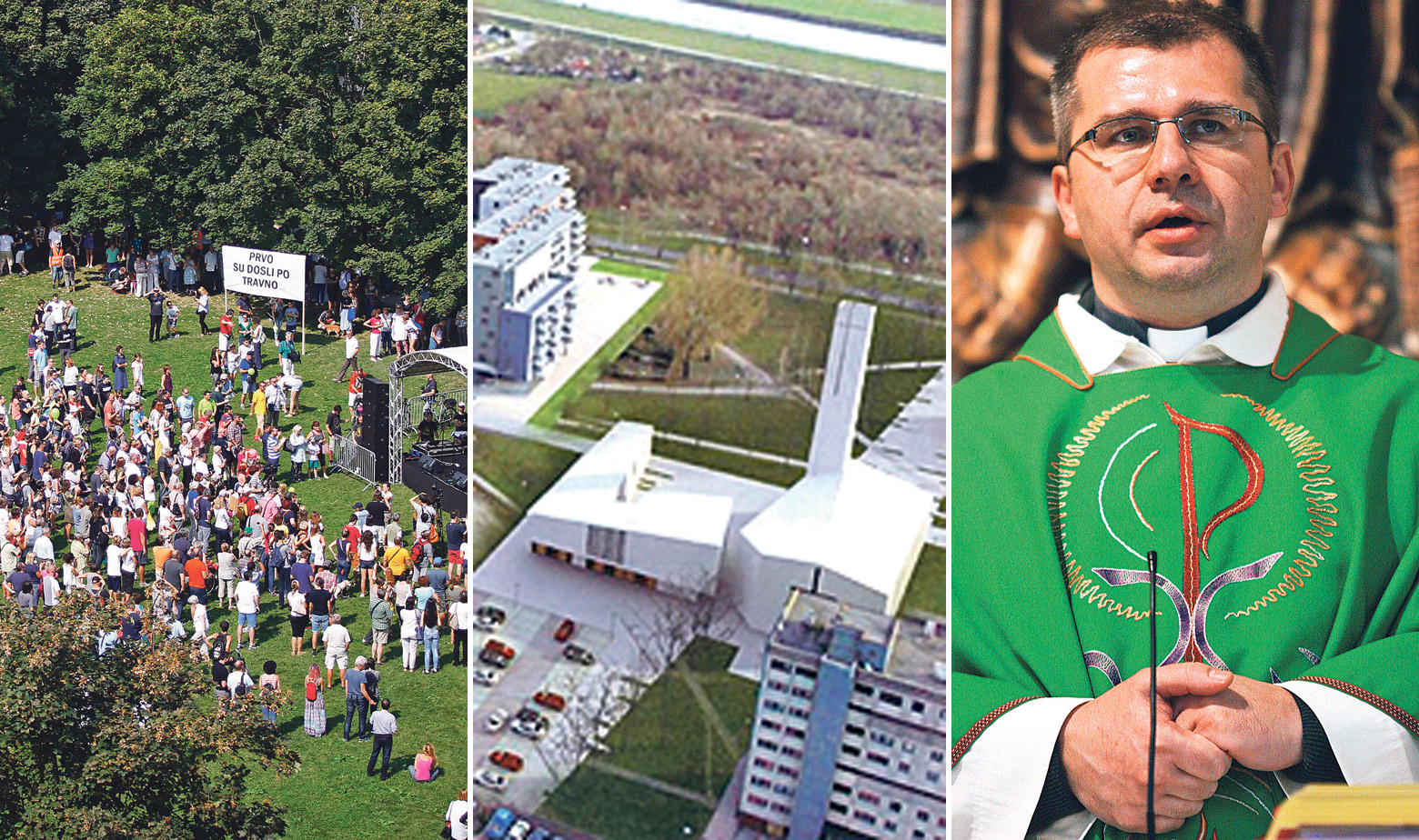 Savica park crkva župnik