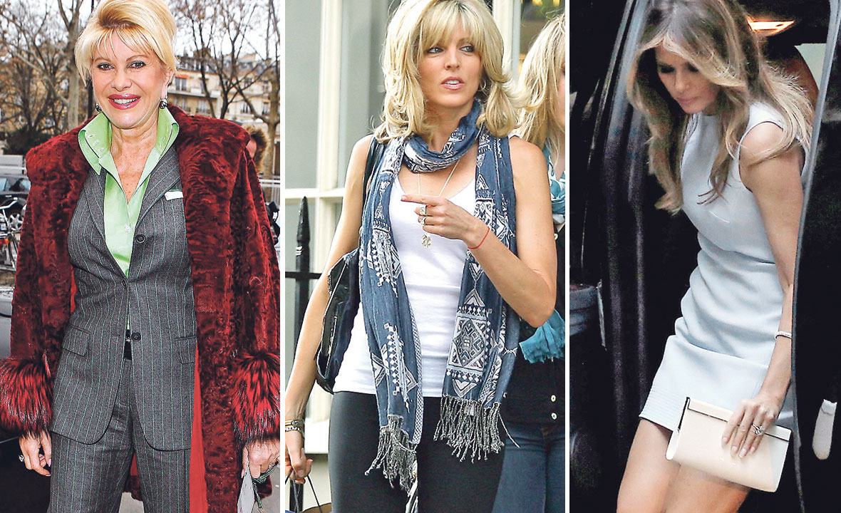 Ivana Trump, Marla Maples i Melania Trump