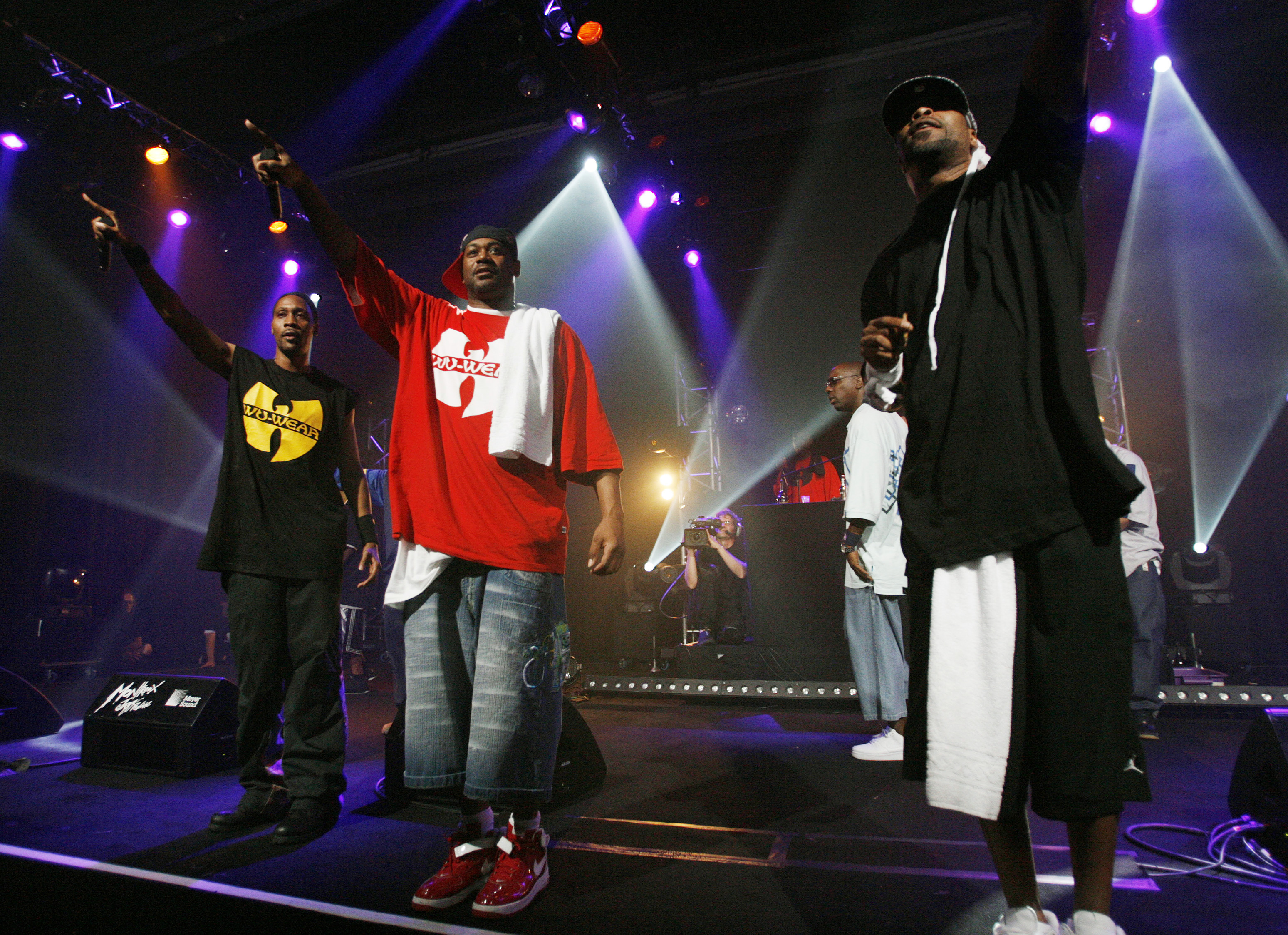 RZA, Ghostface Killah, Inspectah Deck (u pozadini) i Method Man