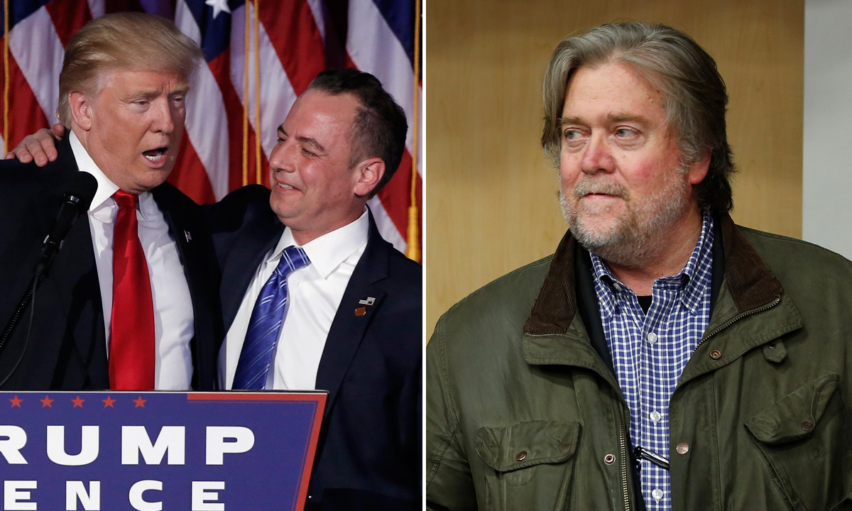 Trump s Reinceom Priebusom i Steve Bannon