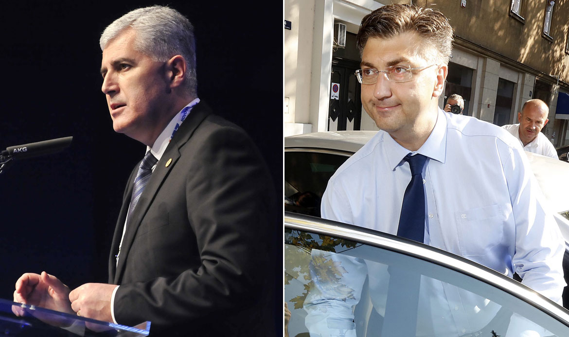 Dragan Čović, Andrej Plenković