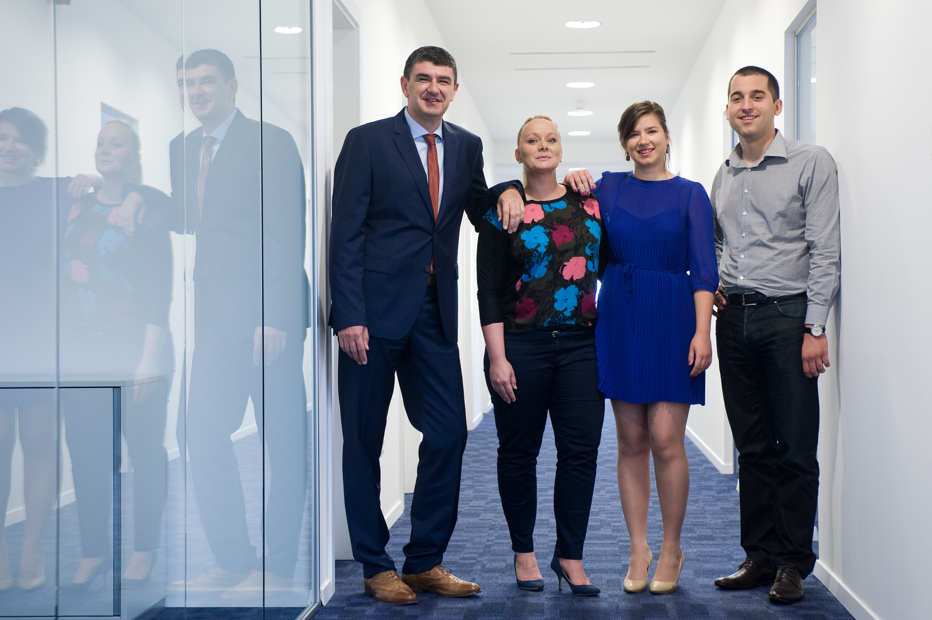 Zoran Miliša, predsjednik Uprave tvrtke RWE Energija i RWE Plin sa svojim timom 