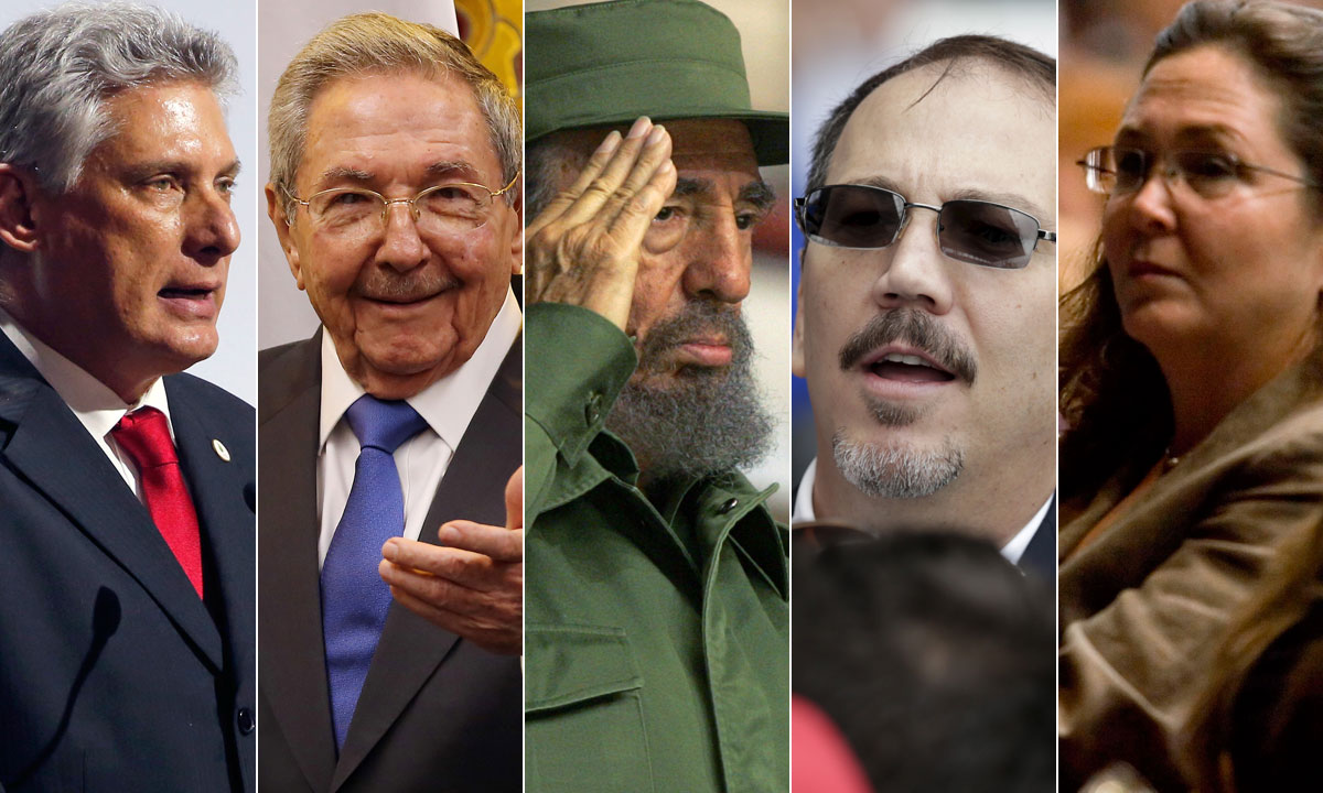 Miguel Mario Diaz Bermudez, Raul Castro, Fidel Castro, Alejandro Castro, Deborah Castro
