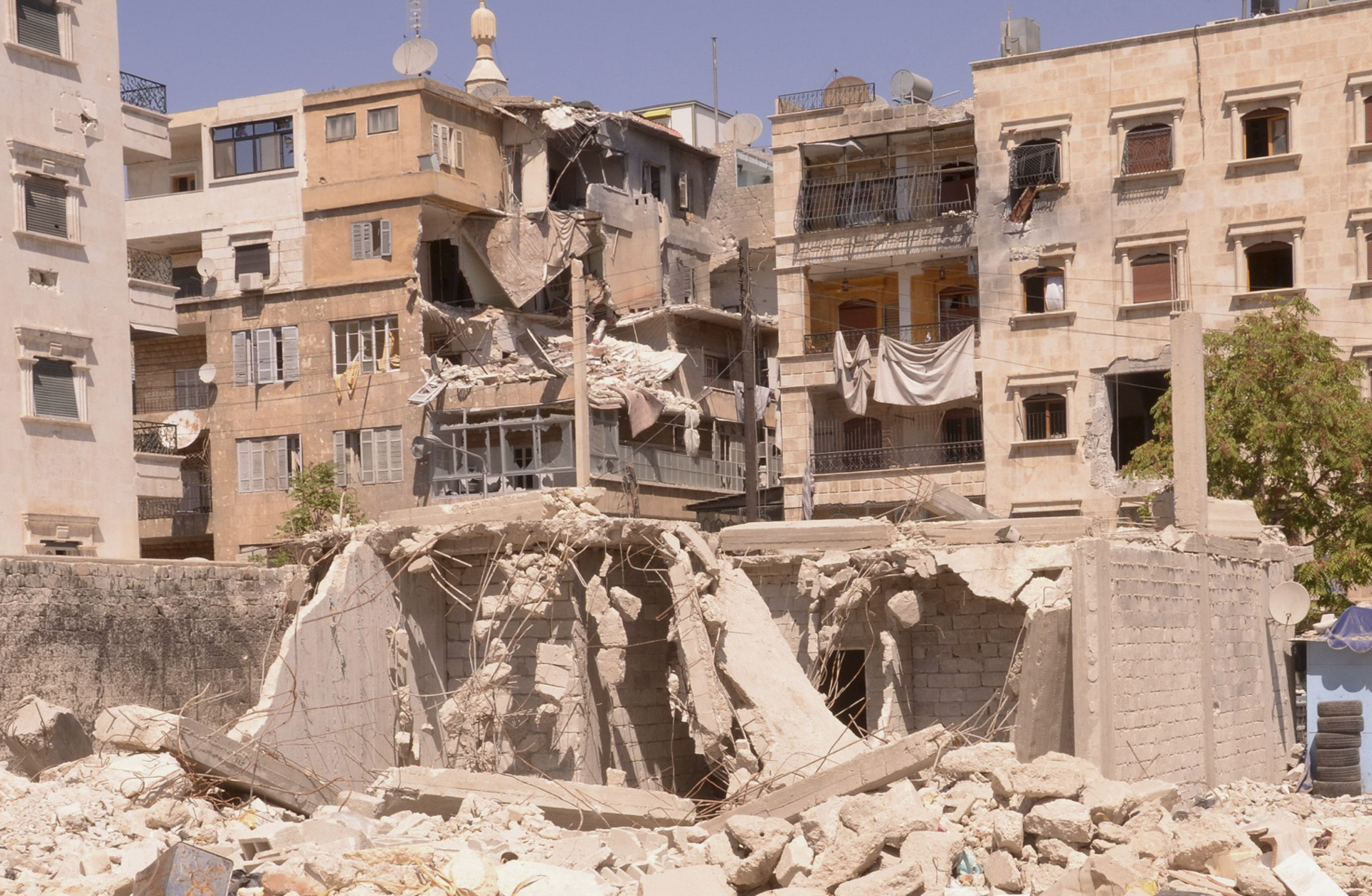 Oštećne zgrade u četvrti Seif El Dawla, arhivska fotografija