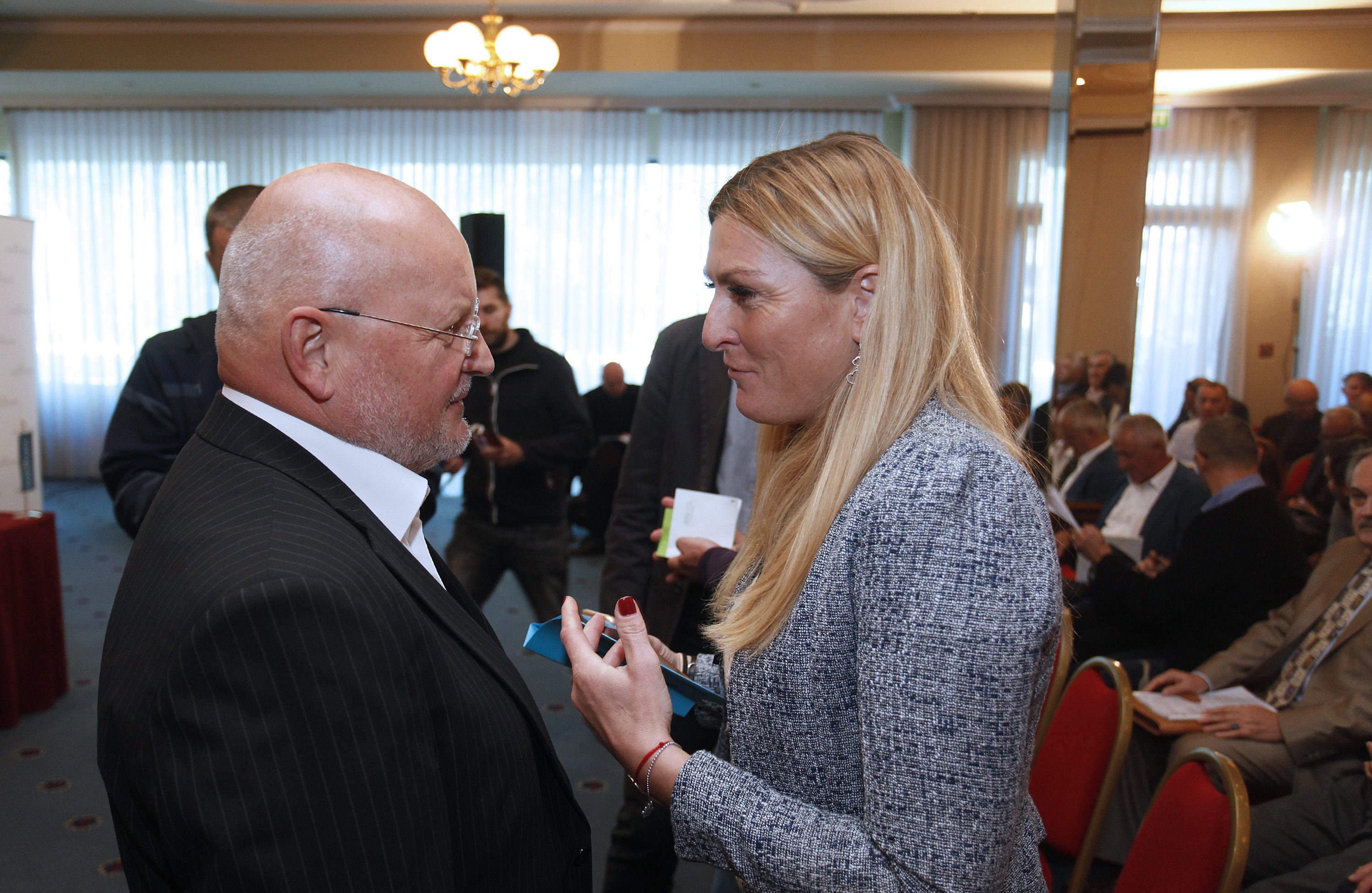 Zlatko Mateša i Janica Kostelić