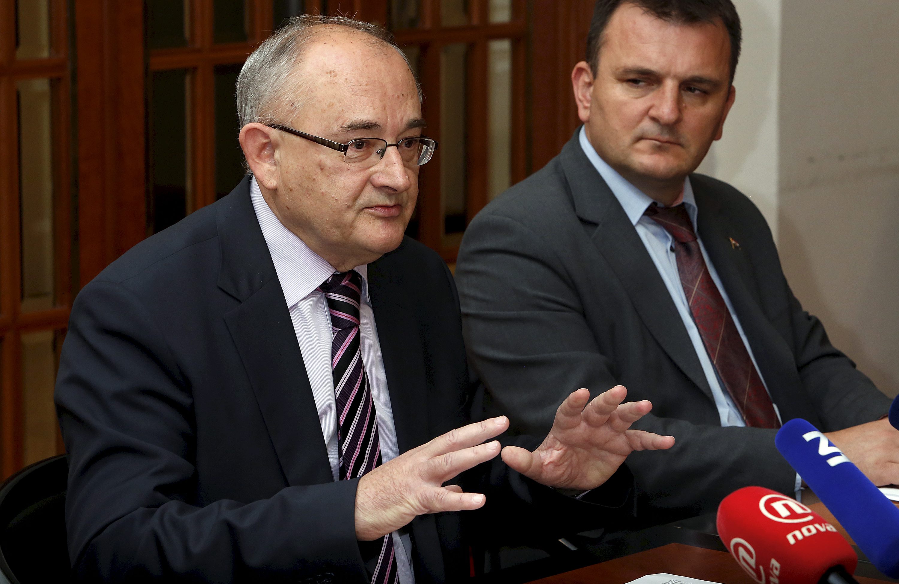 Božo Ljubić (Lijevo)