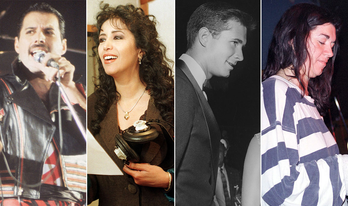 Freddie Mercury, Ofra Haza, Anthony Perkins, Margita Stefanović