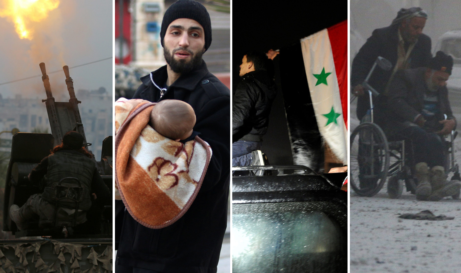 Prizori iz zadnjih dana prije pada dijela Alepa koji drže pobunjenici 