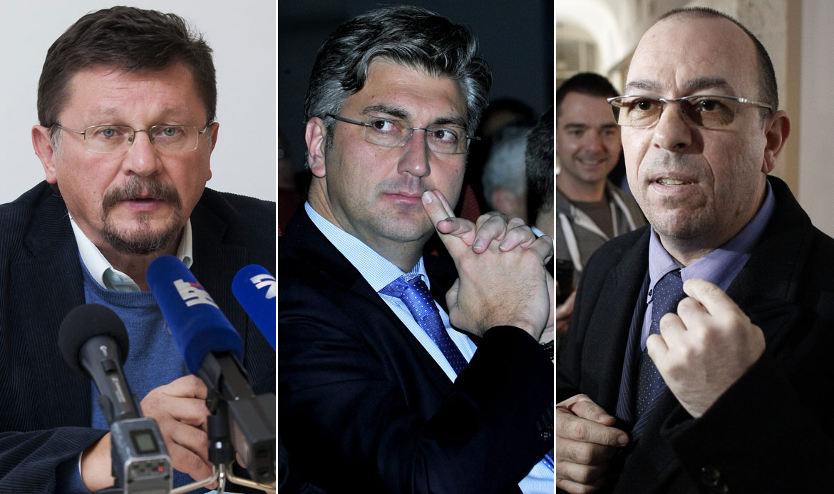 Vilim Ribić, Andrej Plenković i Dubravko Jagić