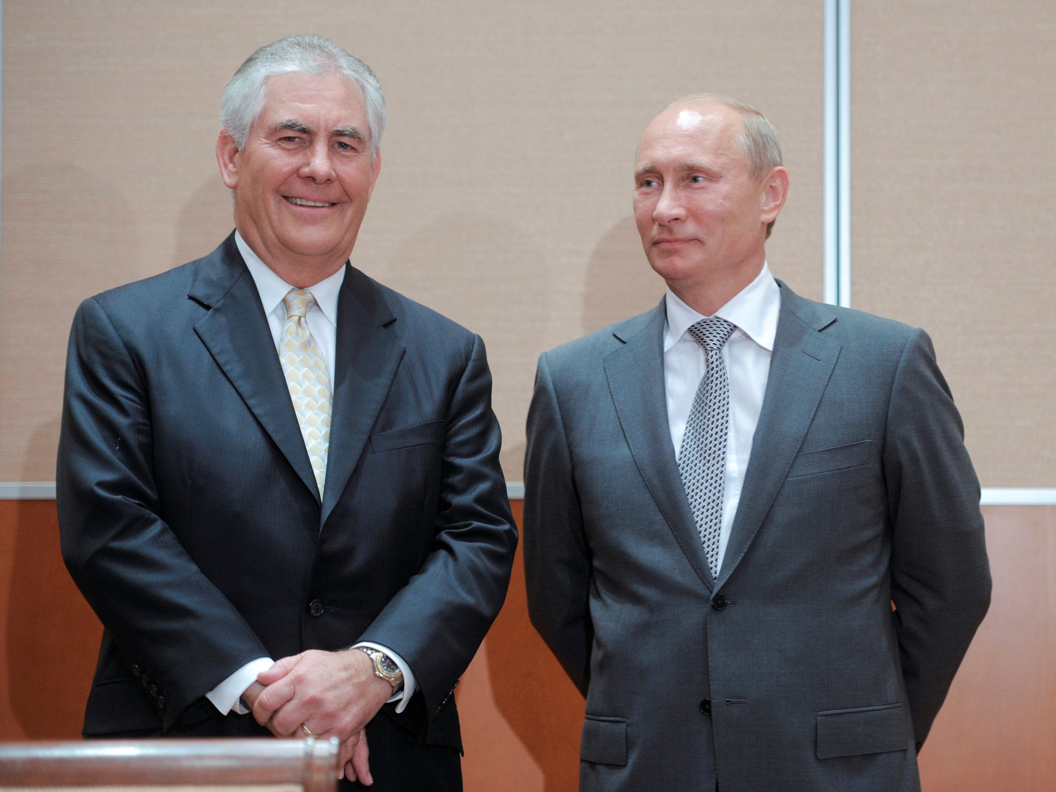 Rex Tillerson i Vladimir Putin
