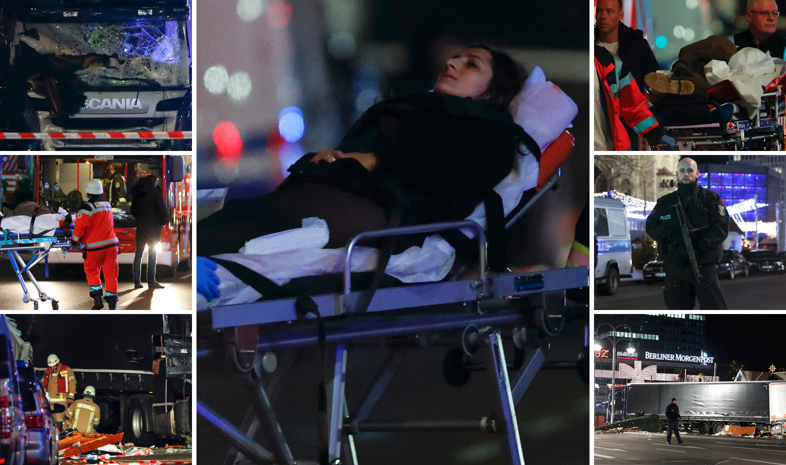 Prizori s tragedije na božićnom sajmu u Berlinu 