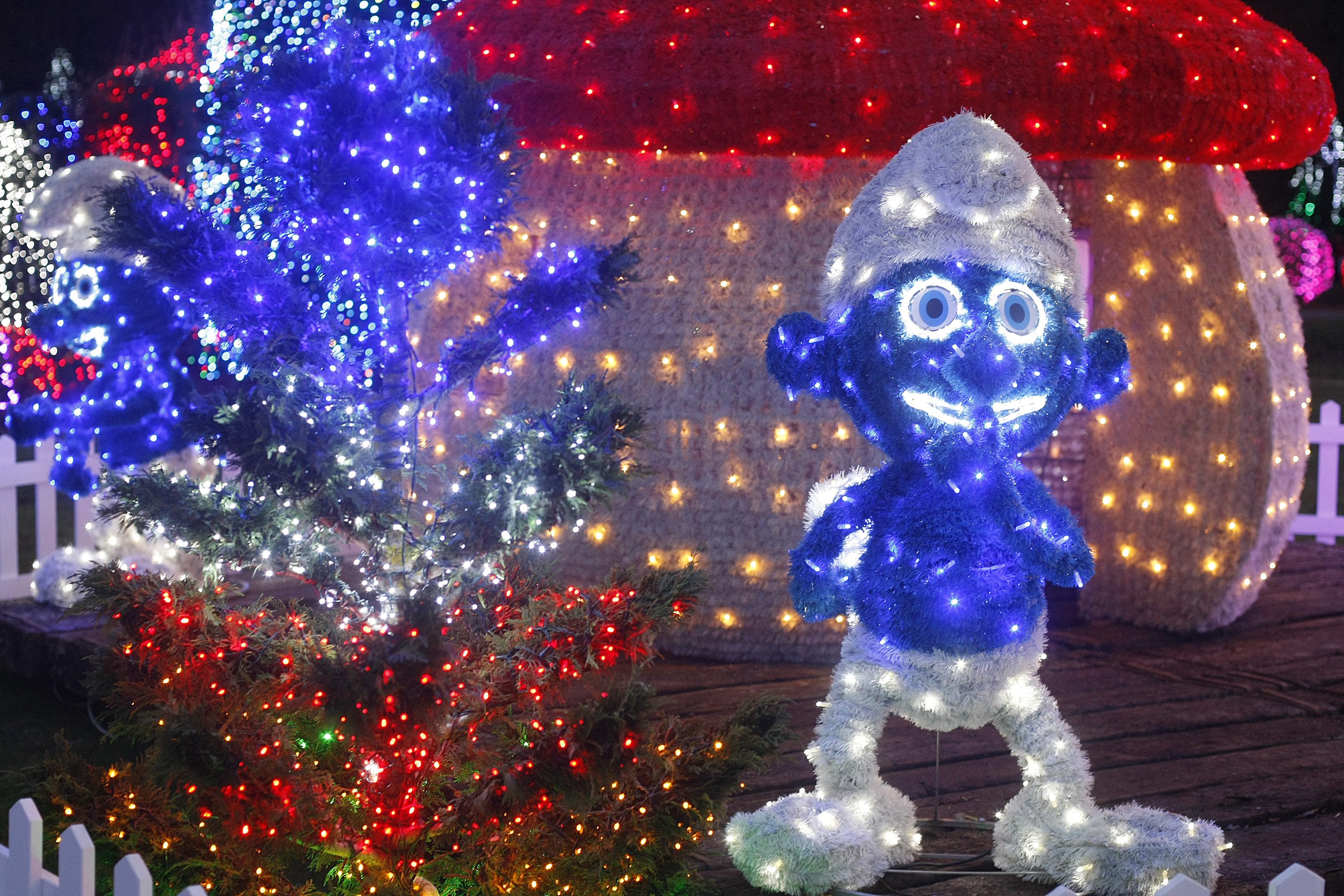 Otvaranje Božićne priče i paljenje lampica na imanju obitelji Salaj