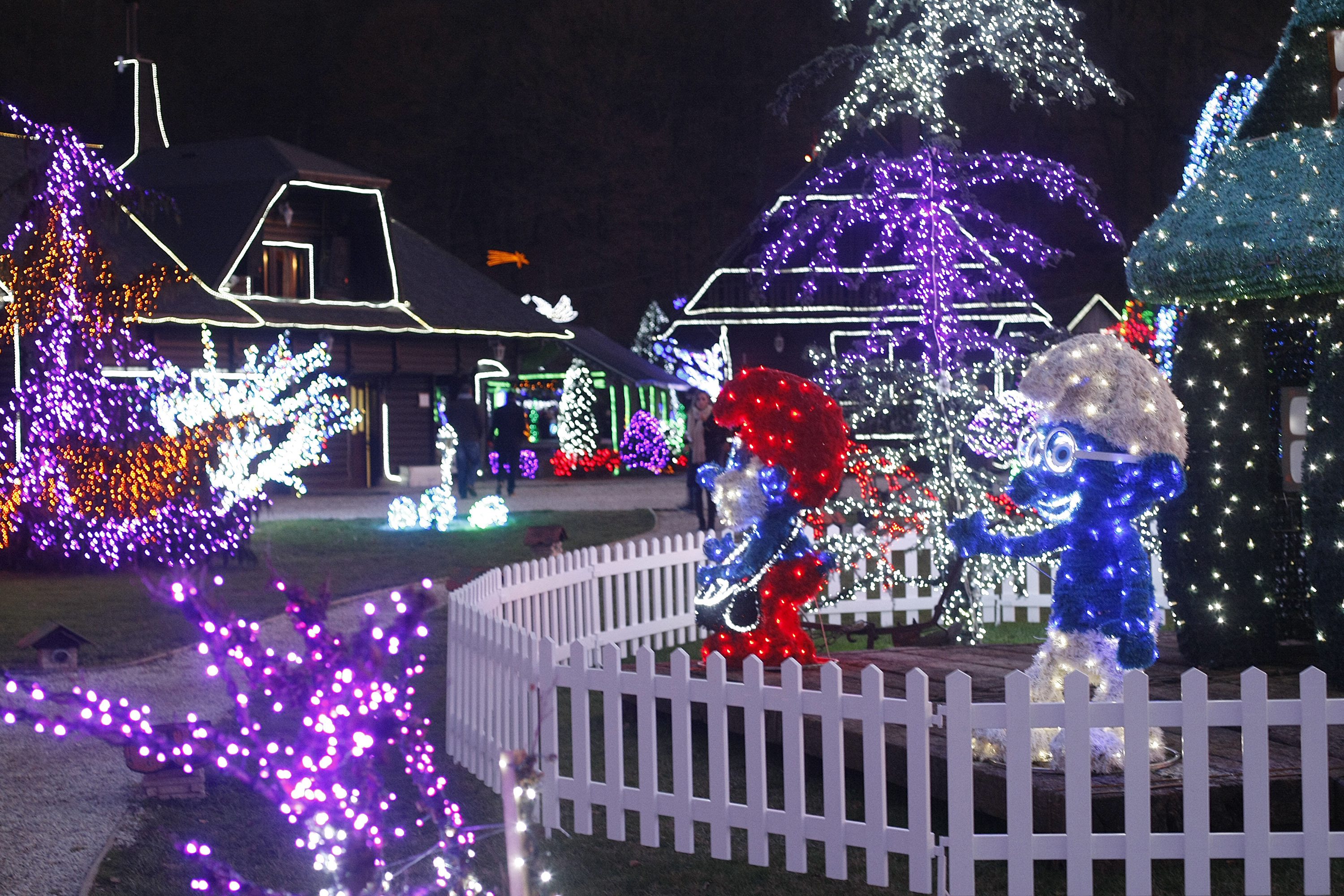 Otvaranje Božićne priče i paljenje lampica na imanju obitelji Salaj