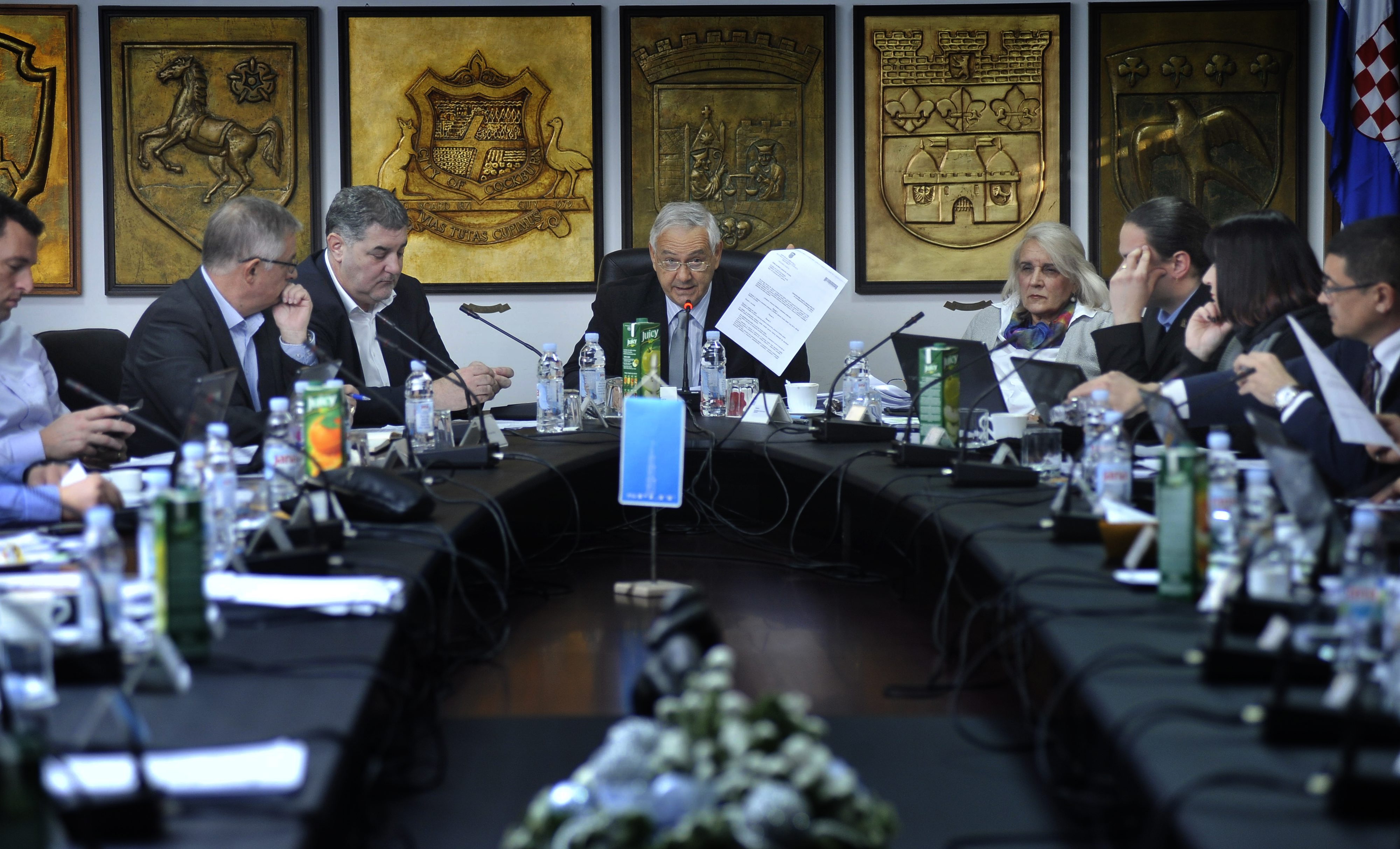 Gradonačelnik Splita Ivo Baldasar, predsjednik gradskog vijeća Boris Ćurković