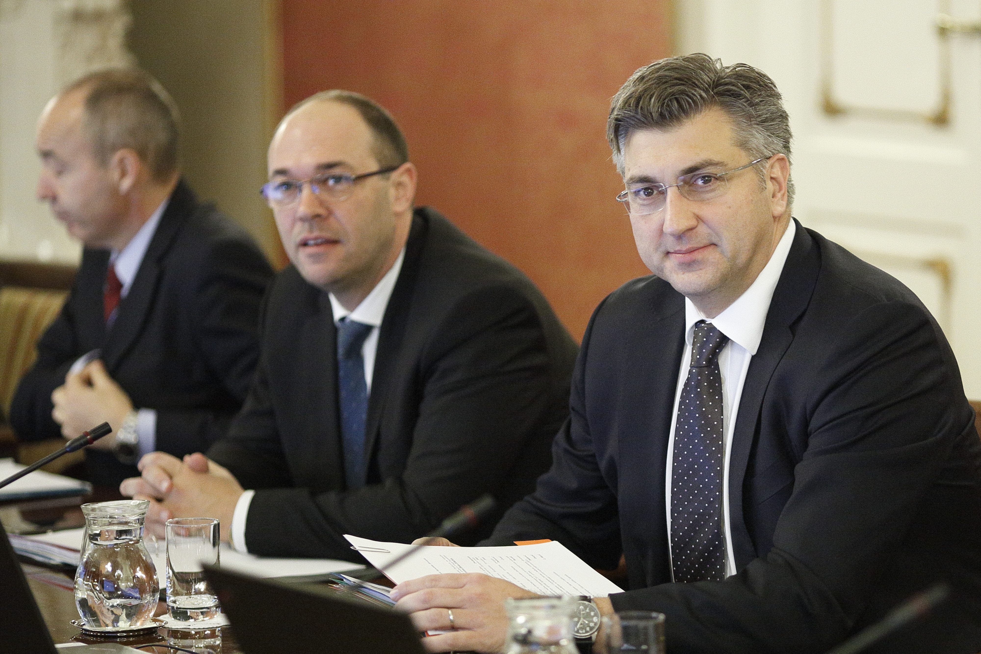 Damir Krstičević, Davor Ivo Stier i Andrej Plenković