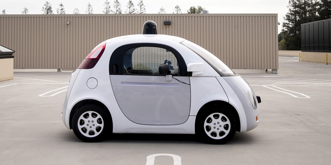 A prototype of Google's own self-driving vehicle is seen during a media preview of Google's current autonomous vehicles in Mountain View, California in this September 29, 2015 file photo. Alphabet Inc's Google said on February 29, 2016 it bears 