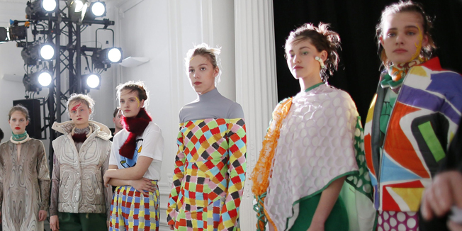 Models are seen before the Dutch designer Liselore Frowijn Fall/Winter 2016/2017 women's ready-to-wear collection show in Paris, France, March 1, 2016.    REUTERS/Gonzalo Fuentes