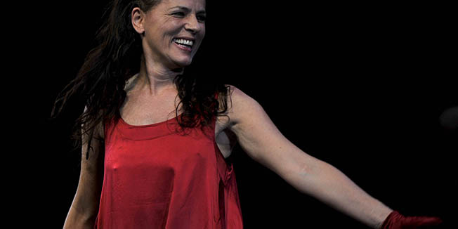 Rijeka, 150316.U HNK Ivan pl. Zajc veceras je odrzana premijera predstave Kasandra, prema tekstu Christe Wolf, a u reziji, dramatizaciji, dramaturgiji i koreografiji Nade Kokotovic.Na fotografiji: Mira Furlan.Foto: Damir Skomrlj / Novi list / CROPIX