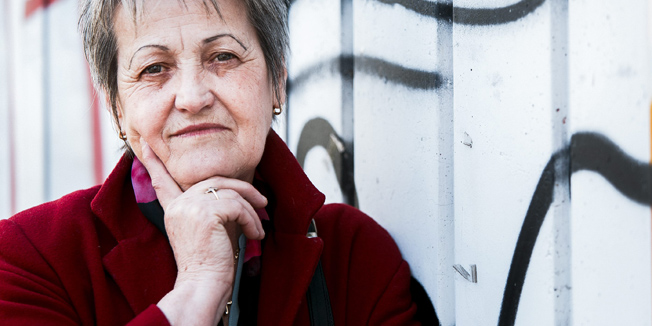 Zagreb, 190316.Koturaska ulica.Spremacica ekonomske skole koja je dobila presudu protiv neisplacene jubilarne nagrade.Foto: Matea Petrovic / CROPIX