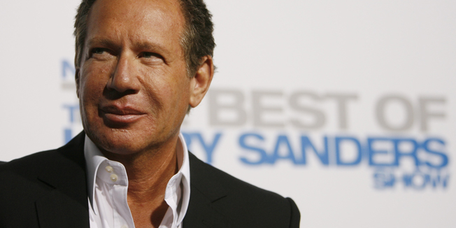 Garry Shandling attends the party for the release of the DVD 