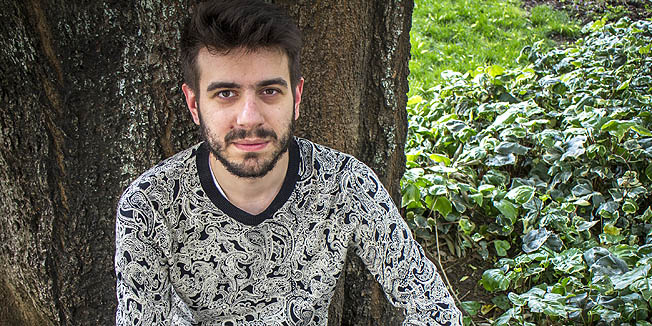 Split, 240414.Dramaturg Dino Pesut dobitnik je nagrade Marin Drzic za najbolji dramski tekst.Foto: Vojko Basic / CROPIX