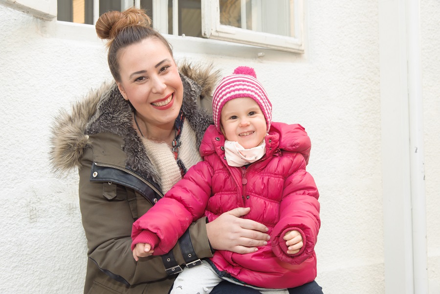 Zagreb, 160116Prijatelji zivotinja, Jurisiceva 25.Vegani u trudnoci.Na fotografiji:Iva i Mila Janes.Foto: Livio Andrijic / CROPIX