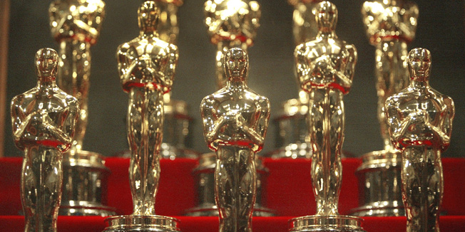 CHICAGO - JANUARY 23:  Oscar statuettes are displayed during an unveiling of the 50 Oscar statuettes to be awarded at the 76th Academy Awards ceremony January 23, 2004 at the Museum of Science and Industry in Chicago, Illinois. The statuettes are made in Chicago by R.S. Owens and Company.  (Photo by Tim Boyle/Getty Images)