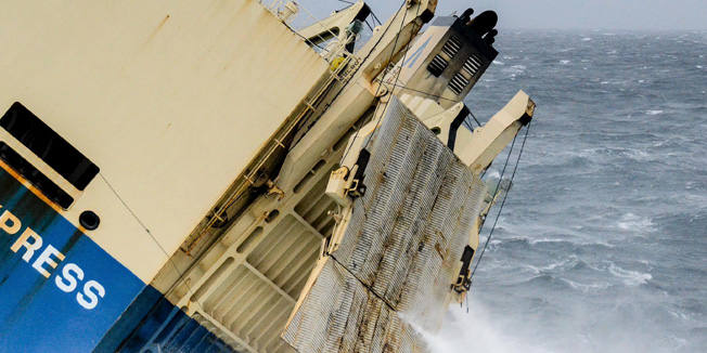 Stricken cargo ship 'Modern Express' is seen in the Atlantic Ocean off France, in this January 30, 2016 picture provided by France's Marine Nationale. The distressed ship was about 100 kilometres from the resort town of Arcachon on January 31, 2016 and would hit the French shore some time between Monday evening and Tuesday evening unless a last salvage effort is successful. The 164-metre-long Modern Express, which was transporting 3,600 tonnes of wood along with construction machinery from Gabon to France, has been drifting towards the coast since its crew was evacuated by helicopter last week. Picture taken January 30, 2016. REUTERS/Loic Bernardin/Marine Nationale/Handout via Reuters ATTENTION EDITORS - THIS PICTURE WAS PROVIDED BY A THIRD PARTY. REUTERS IS UNABLE TO INDEPENDENTLY VERIFY THE AUTHENTICITY, CONTENT, LOCATION OF THIS IMAGE. IT IS DISTRIBUTED EXACTLY AS RECEIVED BY REUTERS, AS A SERVICE TO CLIENTS. FOR EDITORIAL USE ONLY. NOT FOR SALE FOR MARKETING OR ADVERTISING CAMPAIGNS. NO RESALES. NO ARCHIVE. 