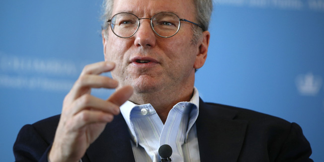 Google Executive Chairman Eric Schmidt speaks on his book 