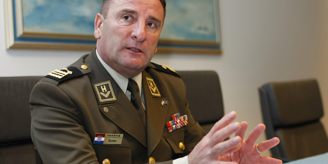 Split, 091111General Bojnik Mirko Sundov ravnatelj Hrvatskog vojnog ucilista 