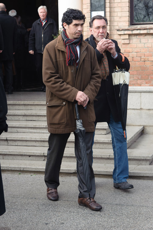 Zagreb, 120216.Daans je na groblju Mirogoj pokopan zagrebacki poduzetnik Jaksa Jakov Bienenfeld.Na fotografiji: Hrvoje Males.Foto: Livio Andrijic / CROPIX
