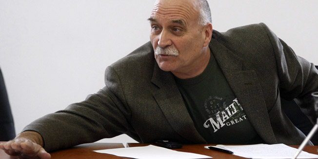 Zagreb, 021215.Gajeva, HURS.Hrvatska udruga radnickih sindikata odrzala je konferenciju za novinare DA reformama - NE srozavanju radnickih prava.Na fotografiji: Ozren Matijasevic.Foto: Ranko Suvar / CROPIX