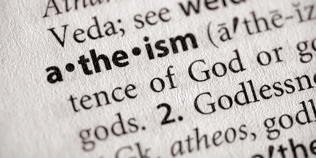 Selective focus on the word 