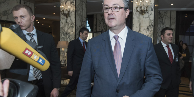 Zagreb, 230216.Hotel Esplanade.Konferencija i panel diskusija u organizaciji HGK i EPH pod nazivom Proracun Zaokreta.Na fotografiji: Tihomir Oreskovic.Foto: Neja Markicevic / CROPIX