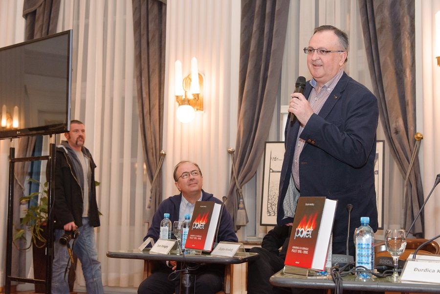 Zagreb, 240216HND, Perkovceva 2.Predstavljanje monografije Polet 1976-1990 Zeljka  Kruselja.Na fotografiji: Zeljko Kruselj.Foto: Livio Andrijic / CROPIX