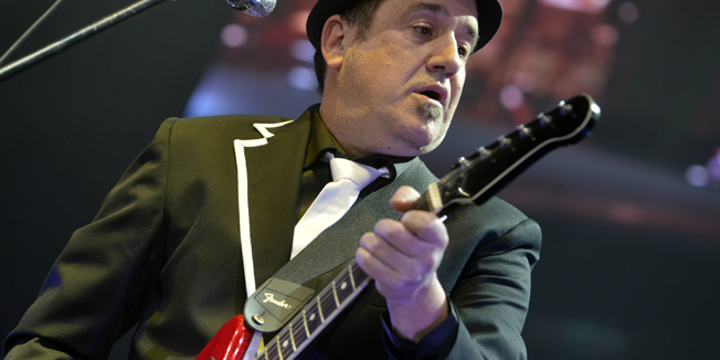 Zagreb, 270216.Koncert Nene Belana i Fiuments Lubav i Moda u Domu sportova kao proslava trostruke obljetnice i to 30 godina karijere, 30 godina od prvog albuma Djavola i 30 godina prvog koncerta u Kulusicu.Foto: Bruno Konjevic / CROPIX