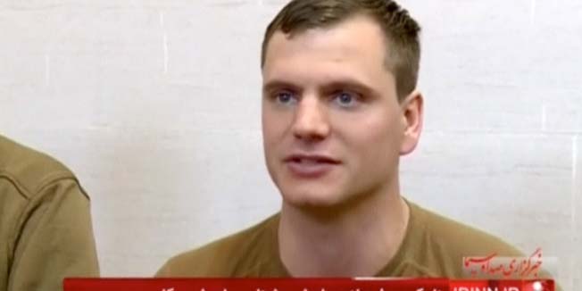 An unidentified U.S. sailor is seen apologising for his patrol boat having entered Iranian territorial waters in the Gulf by mistake in this still image taken from video taken at an unknown location on January 13, 2016. REUTERS/IRINN via Reuters TV ATTENTION EDITORS - THIS PICTURE WAS PROVIDED BY A THIRD PARTY. REUTERS IS UNABLE TO INDEPENDENTLY VERIFY THE AUTHENTICITY, CONTENT, LOCATION OR DATE OF THIS IMAGE. FOR EDITORIAL USE ONLY. NOT FOR SALE FOR MARKETING OR ADVERTISING CAMPAIGNS. THIS PICTURE IS DISTRIBUTED EXACTLY AS RECEIVED BY REUTERS, AS A SERVICE TO CLIENTS. NO RESALES. NO ARCHIVE. IRAN OUT. NO COMMERCIAL OR EDITORIAL SALES IN IRAN. NO ACCESS BBC PERSIAN. NO ACCESS MANOTO. NO ACCESS VOA PERSIAN.      TPX IMAGES OF THE DAY     