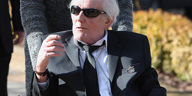 This photo dated March 1, 2010 shows Jim Marshall of Marshall Amplifiers in Milton Keynes, England. Jim Marshall, who helped shape the sound of rock and roll with his groundbreaking amplifier designs, died Thursday April 5, 2012. He was 88. Marshall was known throughout the music world for founding Marshall Amplification, which produced the amplifiers that rocked music halls and arenas after their introduction in 1960.   (AP Photo/Chris Radburn/PA Wire) UNITED KINGDOM OUT NO SALES NO ARCHIVE