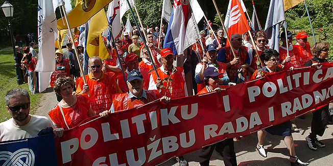 zagreb, 010505prvi svibanj praznik radamaksimir povorka proslavafoto dragan matic-desk-