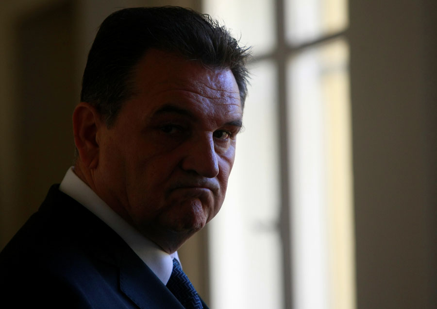 Kaposvar, Madjarska, 250112.Zupanijski sud u Kaposvaru.Sudjenje hrvatskom potpredsjedniku Vlade Radimiru Cacicu zbog izazivanja teske prometne nesrece u kojoj su poginule dvije osobe madjarske nacionalnosti. Foto: Ronald Gorsic / CROPIX