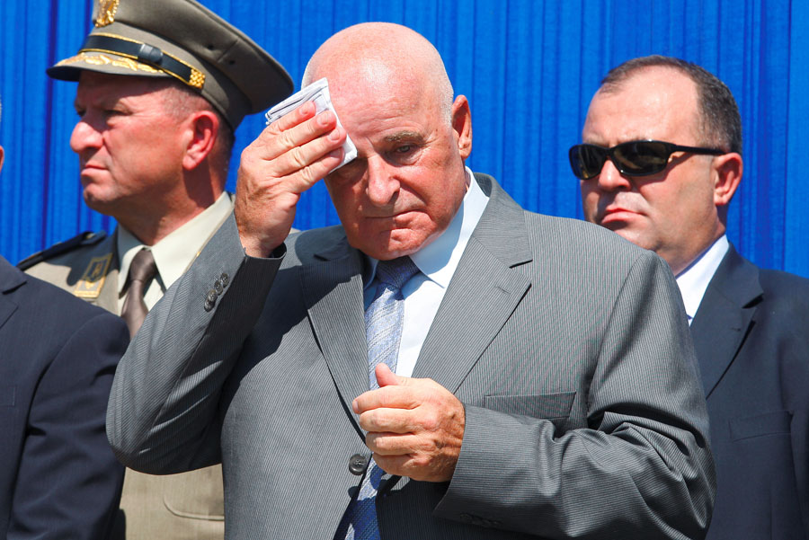 Zagreb, 030911.Avenija Gojka Suska.Policijska Akademija.Svecanost obiljezavanja 20 godina osnutka SJP Alfa Zagreb.Ivan  Jarnjak.Foto: Goran Mehkek / CROPIX