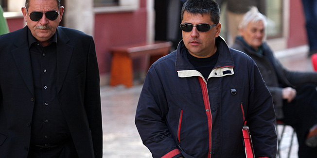 Zadar, 151111.Na Zupanijskom sudu u Zadru nastavljeno je sudjenje Drazenu Slavici za Kornatsku tragediju, danas ce svjedociti Ivica Kaleb DVD Tisno,SIme Vlasic DVD Vodice, Jordan Zaja tajnik sibenskog JVP-a i Tomislav Banovac pomorska policija.Na fotografiji: Drazen Slavica dolazi na sud.Foto: Andrija Lucic / CROPIX