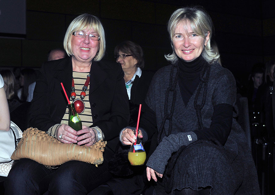 Zagreb, 241111.Dreft Fashion Week revije pocele su u Hypo centru i prvi dan su svoje modele prezentirali: The Rodnik band, Petra i Maja Spoljar, Mara MiloglavMoretic,  Aba Tomicic, Irina Balen Garland, Karim Bonet, Milena Rogulj.Na slici: Tihana Harapin Zalepugin.Foto: Srdjan Vrancic / CROPIX