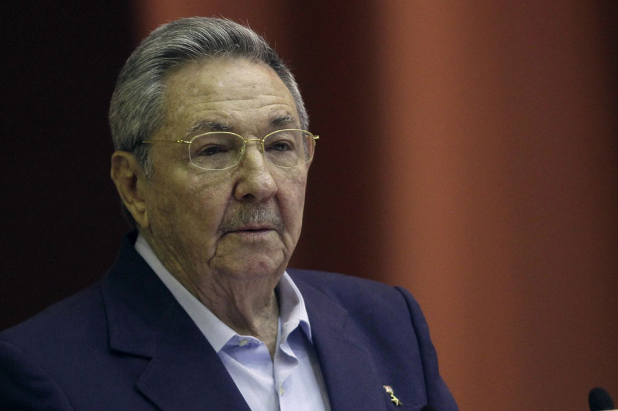 Cuba's President Raul Castro delivers a speech during a parliamentary meeting in Havana, Cuba, Friday Dec. 23, 2011. Cuba's parliament met Friday in one of its twice-yearly sessions to get an update from President Raul Castro on the island's economic situation after a year of free-market reforms including the legalization of a real estate market and the expansion of private business ownership. (AP Photo/Ismael Francisco, Prensa Latina)